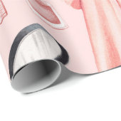 Mode illustraties. Naadloos patroon Cadeaupapier (Rol Hoek)