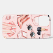 Mode illustraties. Naadloos patroon Case-Mate iPhone Case (Achterkant (horizontaal))