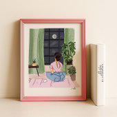 Mode illustratiesketch poster