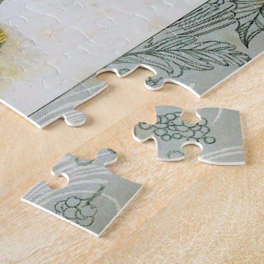  Mode illustratievrouw in Pet druiven Legpuzzel (Zijkant)