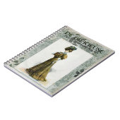  Mode illustratievrouw in Pet druiven Notitieboek (Linkerzijde)