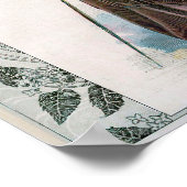  Mode illustratievrouw met suikerriet Poster (Hoek)