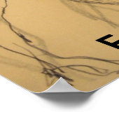 Mode in bewegende tekeningen en schetsen poster (Hoek)