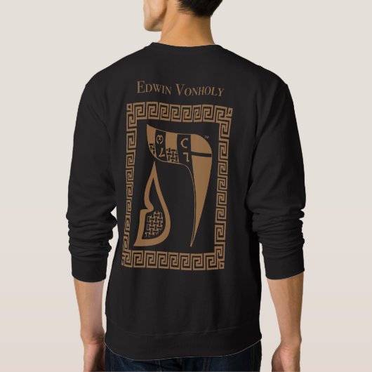 mode in straatstijl trui (Achterkant)