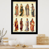 Mode India Vintage Poster (Keuken)