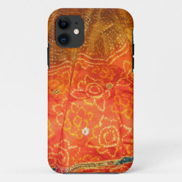 Mode : Jaipur Print Gold met Zari Work iPhone 11 Hoesje
