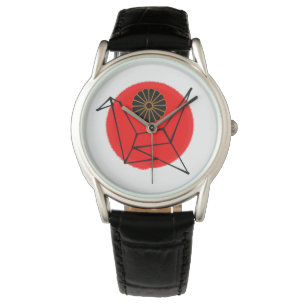 Mode Japanse Origami Crane Tokyo Street Horloge