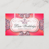 Mode juwelen bruiloft Elegant Crown Glitter Bus Visitekaartje (Voorkant)