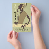 Mode Juwelen Model Moderne Vrouw Kralen Flyer (Hand)