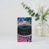 Mode juwelen Visitekaartje Retro Leopard PPB (Staand voorkant)