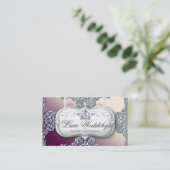 Mode juwelier Wedding Elegant Crown Glitter Visitekaartje (Staand voorkant)