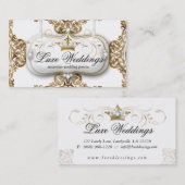 Mode juwelry Wedding Elegant Crown Cool Visitekaartje (Voorkant / Achterkant)