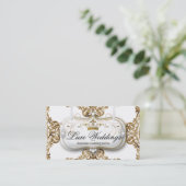 Mode juwelry Wedding Elegant Crown Cool Visitekaartje (Staand voorkant)