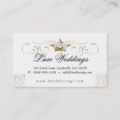 Mode juwelry Wedding Elegant Crown Cool Visitekaartje (Achterkant)