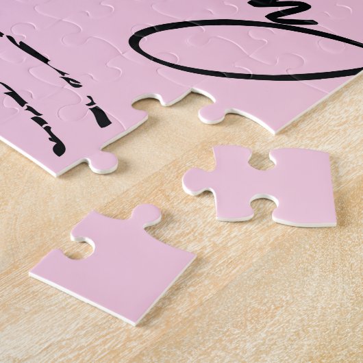 Mode, kalligrafie, Eiffeltoren, lippen Legpuzzel (Zijkant)