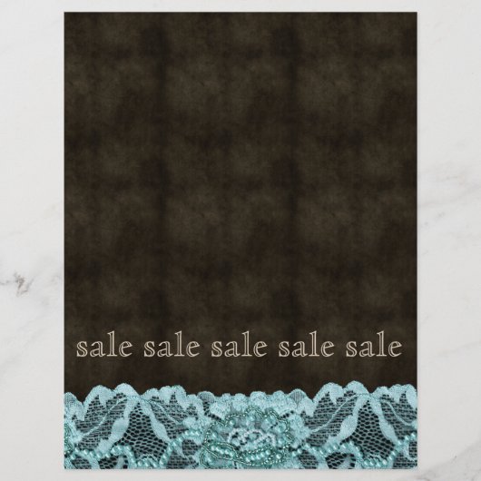 Mode Kant Flyer Blauw Bruin Leren Perzik (Voorkant)