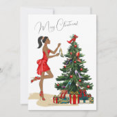 Mode kerstKaart Kaart (Voorkant)