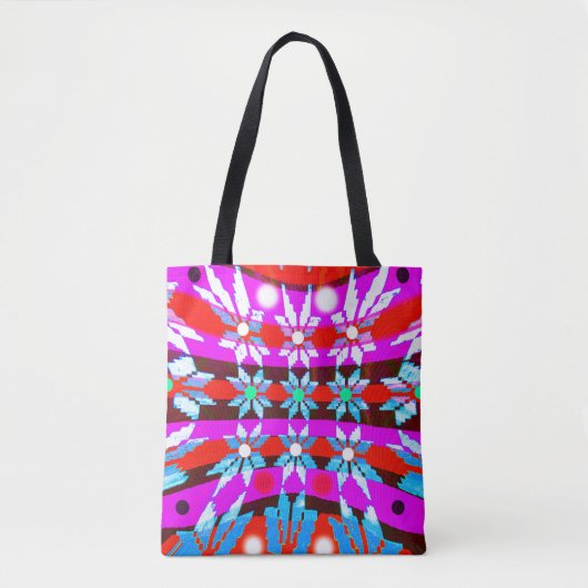 Mode kerststerren tote bag (Voorkant)