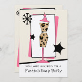 Mode-/kledingzwembad Kaart (Voorkant / Achterkant)