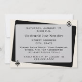 Mode / Kledingzwembad Partij  Dress-formulier Kaart (Achterkant)