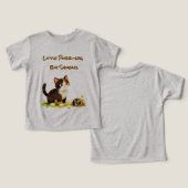 Mode Kleuterschool Kitten Muis T-Shirt (Ontwerp Voorkant & Achterkant)