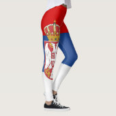 Mode Koel Servië-vlag Leggings (Rechts)