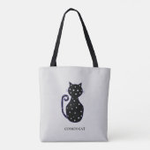 Mode Kosmos Kat Boodschappentas Tote Bag (Achterkant)