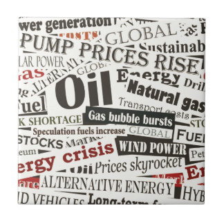 Mode kranten tegeltje