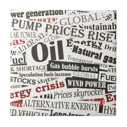 Mode kranten tegeltje (Voorkant)