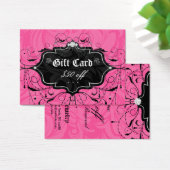 Mode kroonluchter blad sieraden cadeau Kaart (Bureau)