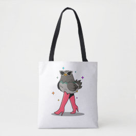 Mode Kuiken in Zonnebrillen & Laarzen Tote Bag