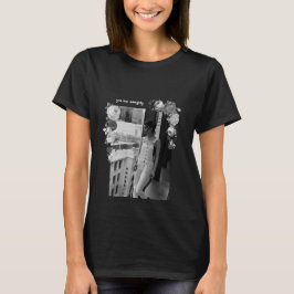 MODE Kunstmeisje Wit en zwart mooi #3 T-shirt