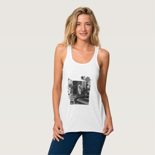 MODE Kunstmeisjes zwart en grijs mooi #2 Tanktop (Volledige Voorkant)