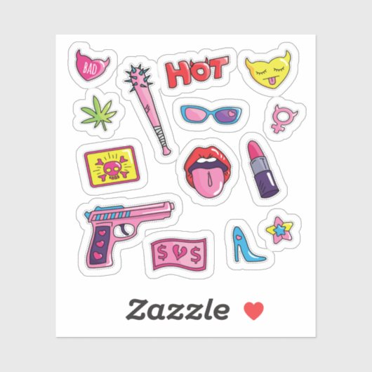 Mode label sticker set (Vel)