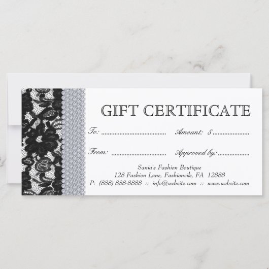 Mode Lace Cute Crown Salon (Achterkant)