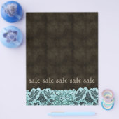 Mode Lace Flyer Blue Brown Leather Peach (Enkel)