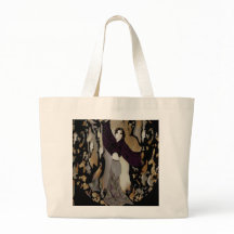 Mode Lady Dancer op Paars, goud, grijs, zwart