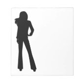 MODE LADY SLENDER SILHOUETTE NOTA PAD NOTITIEBLOK (Voorkant)