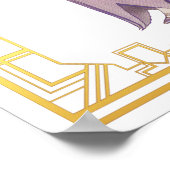  Mode Lavender Flapper Gown 1920 Poster (Hoek)