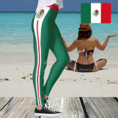 Mode leggings, Mexicaanse vlag Leggings