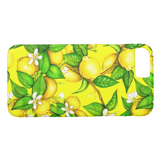 Mode Lemon iPhone Case (Achterkant (Horizontaal))