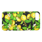 Mode Lemon Print iPhone Case (Achterkant (Horizontaal))