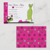 Mode lentevlende visitekaartje (Voorkant / Achterkant)