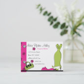 Mode lentevlende visitekaartje (Staand voorkant)