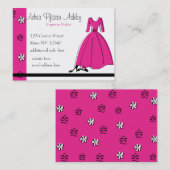 Mode lentevlende visitekaartje (Voorkant / Achterkant)