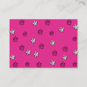 Mode lentevlende visitekaartje (Achterkant)