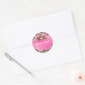 Mode Leopard Sticker Jewelry Crown Pink (Envelop)