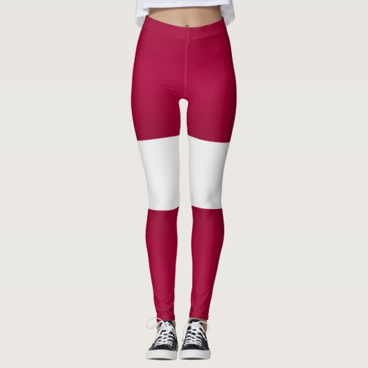 Mode Letse vlag koelen Leggings (Voorkant)