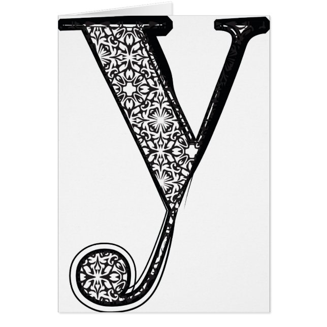 Mode lettertype, letter y (Voorkant)