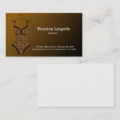 Mode Lingerie Visitekaartje (Voorkant / Achterkant)